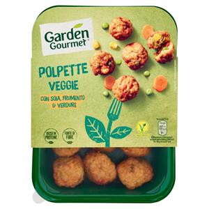 GARDEN GOURMET Polpette Veggie Vegetariane con Soia, Frumento e Verdure 2 porzioni 200g