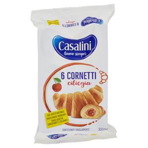 Casalini Cornetti ciliegia 6 x 50 g