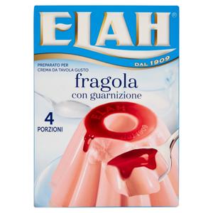 Elah Preparato per Crema da Tavola Gusto fragola con guarnizione 95 g