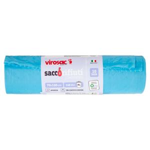 virosac Base sacco rifiuti Condominio 70x110 cm 110 litri XL 10 pz