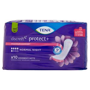 Tena discreet protect+ Normal Night Assorbenti Notte 10 pz