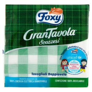 Foxy GranTavola Scozzesi Tovaglioli Doppiovelo 42 pz