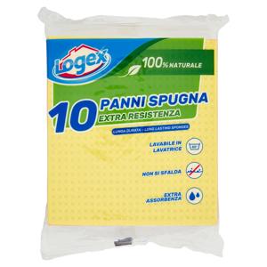 Logex Panni Spugna Extra Resistenza 10 pz