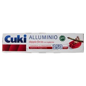 Cuki Alluminio doppia forza con taglierina 150 metri