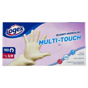 Logex Guanti Monouso Lattice Taglia S/M 100 pz