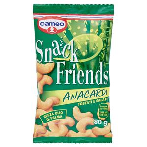 cameo Snack Friends Anacardi Tostati e Salati 80 g