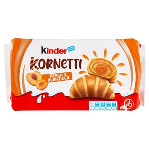 Kinder Kornetti Pesca e Albicocca 6 x 42 g