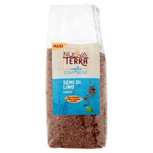 Nuova Terra voglio Stra Bene Semi di Lino 500 g