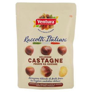 Ventura Raccolti Italiani Deliziose Castagne Pronte da Gustare 100 g