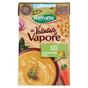 Valfrutta le Vellutate al Vapore Ceci con Olio Extra Vergine di Oliva 500 g