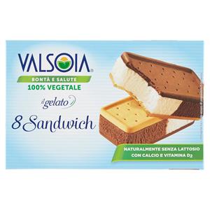 Valsoia Bontà e Salute Sandwich Bianco e Cacao 8 x 40 g