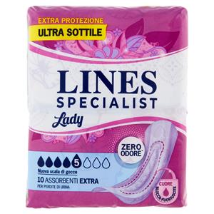 Lines Specialist Lady Assorbenti Extra 10 pz