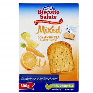 Monviso Biscotto Salute Mixed con Arancia Carota Limone 300