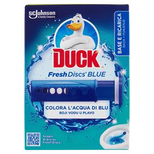 Duck Fresh Discs Blue - Base per Dischi Gel Igienizzanti WC, Frargranza Brezza Marina 36ml