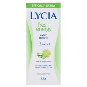 Lycia fresh energy aloe & bergamotto deo crema 40 ml