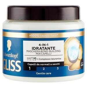 Gliss 4-in-1 Idratante Maschera Bond-Building per Capelli 400 ml