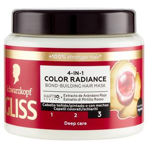 Gliss 4-in-1 Color Radiance Bond-Building Hair Mask 400 ml