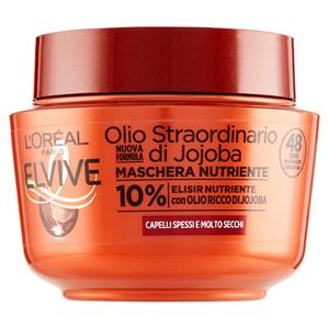 L'Oréal Paris Maschera Capelli Elvive Olio Straordinario, per Capelli Secchi o Spenti, 300 ml