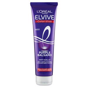 L'Oréal Paris Balsamo antigiallo Color Vive Purple, per capelli schiariti, biondi, grigi, 150 ml