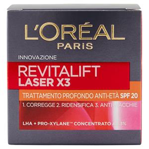 L'Oréal Paris Revitalift Laser X3 - Crema viso anti-età SPF 20 - 50 ml