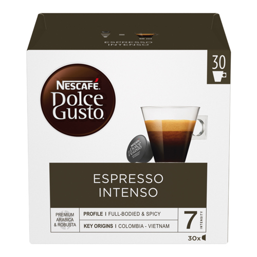 NESCAFÉ DOLCE GUSTO ESPRESSO INTENSO Caffè espresso 30 + 4 capsule in omaggio (34 tazze)