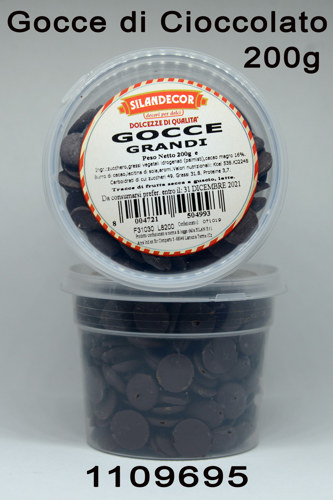 GOCCE DI CIOCCOLATO SILANPEPE 200G