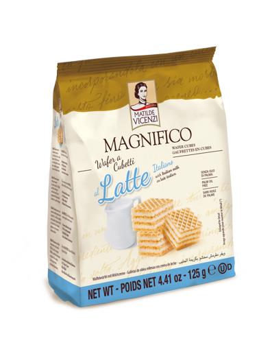 WAFER MAGNIFICO VICENZI 125G LATTE