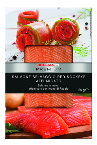 SALMONE AFFUMICATO SELVAGGIO PREMIUM 80G