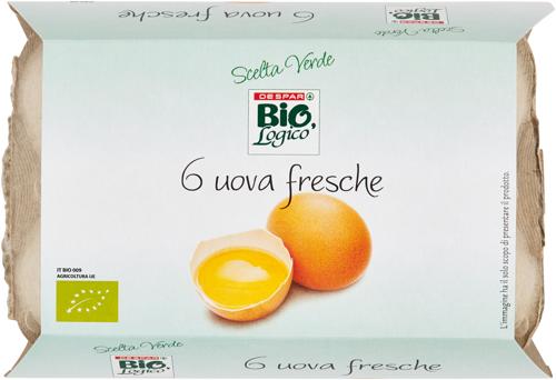 UOVA FRESCHE BIOLOGICO DESPAR X6