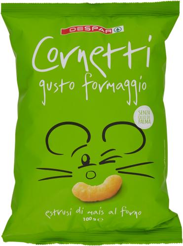 CORNETTI MAIS DESPAR 100G FORMAGGIO