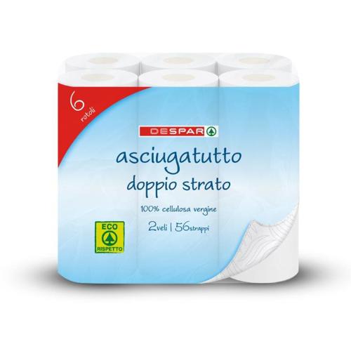 ASCIUGATUTTO DESPAR 6 ROTOLI