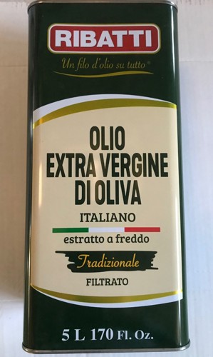 OLIO EVO 100% ITALIANO RIBATTI 5LT LATTA