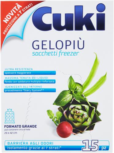 SACCHI FREEZER CUKI 15PZ GRANDI