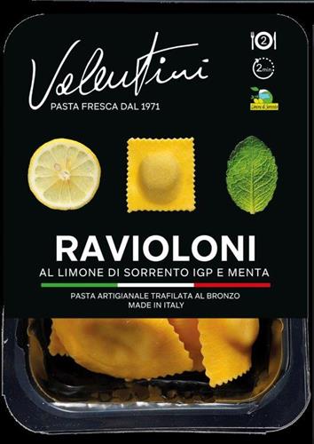 RAVIOLONI LIMONE E MENTA VALENTINI 250 G