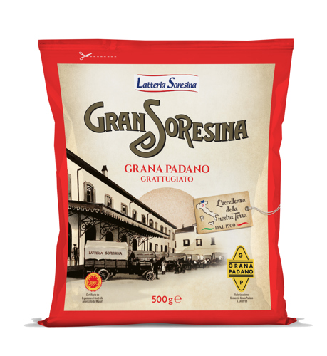 GRANA PADANO SORESINA 500G GRATTUG.