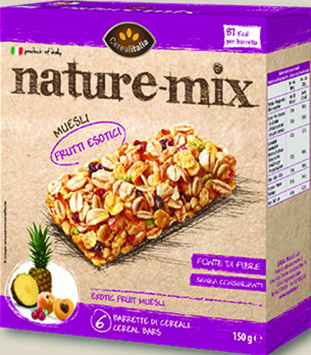 BARRETTA NATURE-MIX 150G FRUTTI ESOTICI