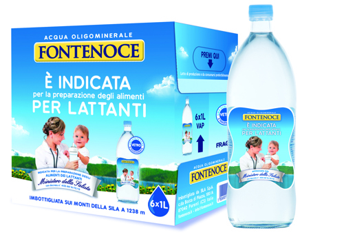 ACQUA MINERALE INFANZIA FONTENOCE 1L