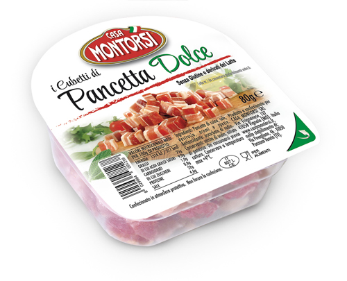 PANCETTA DOLCE CUBETTI MONTORSI 80G