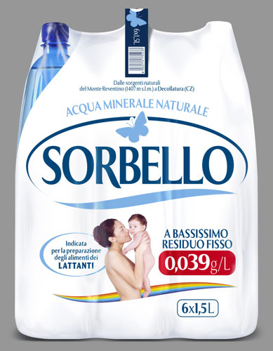 ACQUA MINERALE SORBELLO 1,5L NATURALE