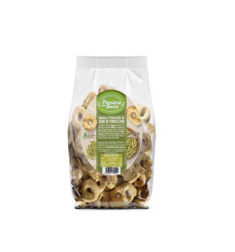 TARALLI PANIEREdelleBONTA'400G FINOCCHI