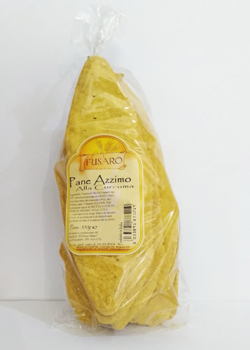 PANE AZZIMO ALLA CURCUMA FUSARO 350GR