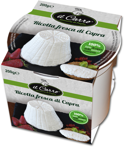 RICOTTA FRESCA DI CAPRA 100% ILCARRO200g