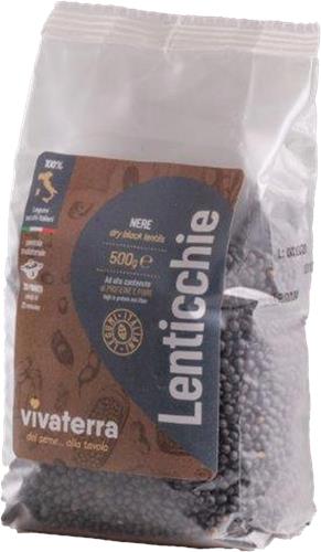 LENTICCHIE NERE VIVATERRA 500g