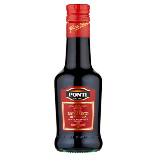 ACETO BALSAMICO IGP PONTI 250ML ET.ROSSA