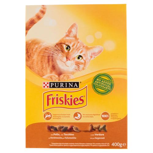 VITALITY GAT. FRISKIES 400G POLLO/TACCH.