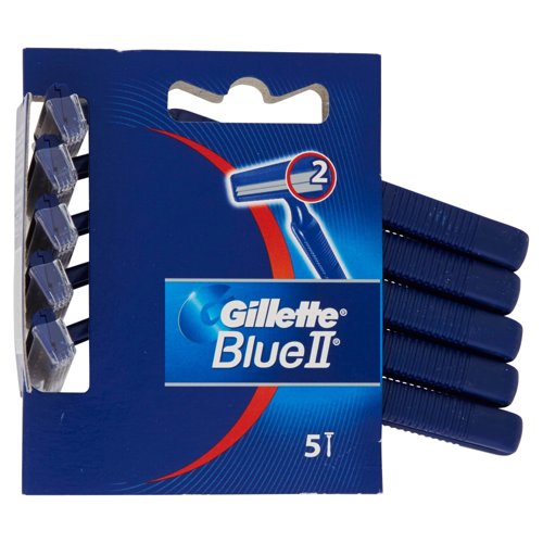 Gillette Blue II Rasoio da Uomo Usa e Getta - 5 rasoi