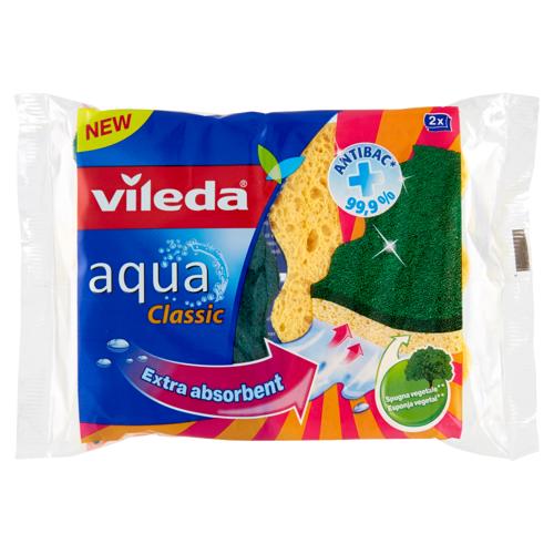 SPUGNA ABRASIVA VILEDA AQUA X 2