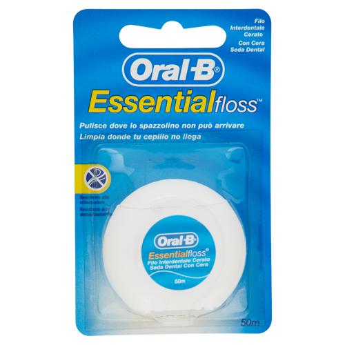 Oral-B Filo Interdentale Cerato Essential Floss Menta 50 m