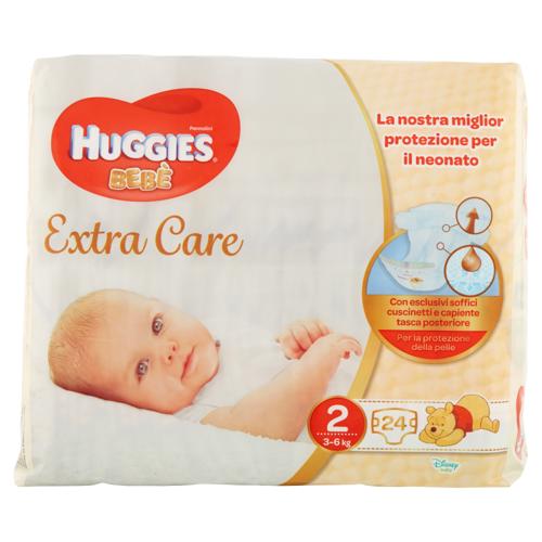 PANN. HUGGIES BEBE' X 24 TG.2