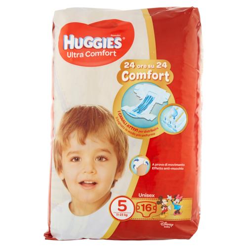 PANN.ULTRACONF. HUGGIES X16 TG.5 11-25KG